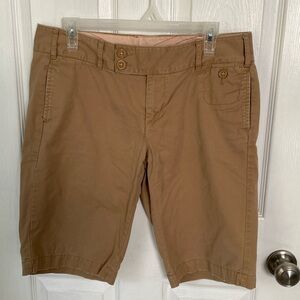 Old Navy Khaki Bermuda Shorts (size 10)